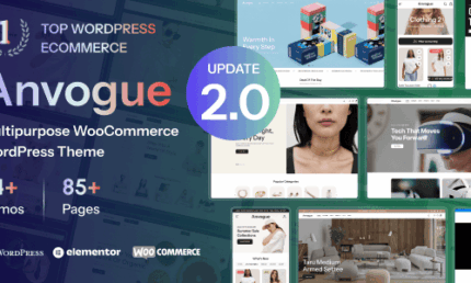 Anvogue - Multipurpose WooCommerce WordPress Theme